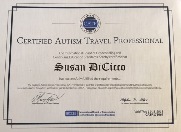 certified autism travel professional